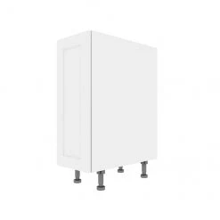 Eklipse Perle Base Kitchen Cabinet - 1 Shelf - 12-in x 34 3/4-in - White