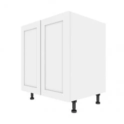 Eklipse Perle Base Kitchen Cabinet - 2 Doors - 30 1/4-in x 34 3/4-in - White