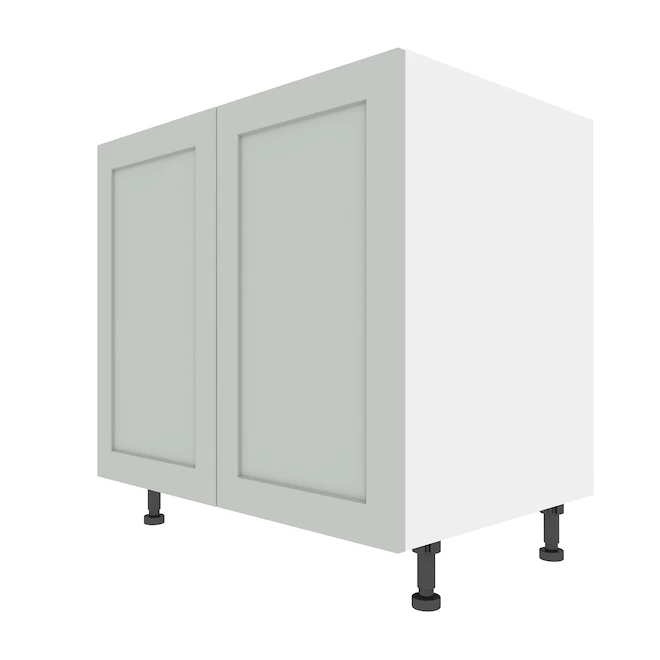 Eklipse Angelite Base Kitchen Cabinet - 2 Doors - 35 7/8-in x 34 3/4-in - Grey 3 Eklipse Angelite Base Kitchen Cabinet - 2 Doors - 35 7/8-in x 34 3/4-in - Grey