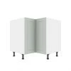 Eklipse Angelite Kitchen Corner Base Cabinet - 36 1/4-in x 34 3/4-in - Grey 2 Eklipse Angelite Kitchen Corner Base Cabinet - 36 1/4-in x 34 3/4-in - Grey -Deals Eclipse Kitchens Store 75396489 L