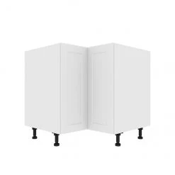 Eklipse Perle Kitchen Corner Base Cabinet - 36 1/4-in x 34 3/4-in - White