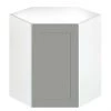 Eklipse Corner Kitchen Cabinet - Wall Mount - Angelite Collection - 24 1/4-in x 30 1/4-in -Deals Eclipse Kitchens Store 75396493 L
