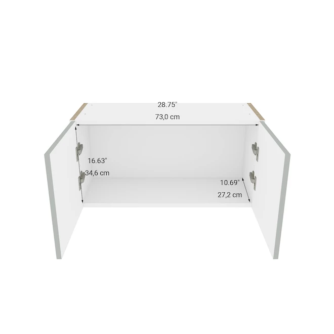 Eklipse Wall Cabinet - Angelite - 30 1/4-in x 15 1/8-in 5 Eklipse Wall Cabinet - Angelite - 30 1/4-in x 15 1/8-in - Image 3