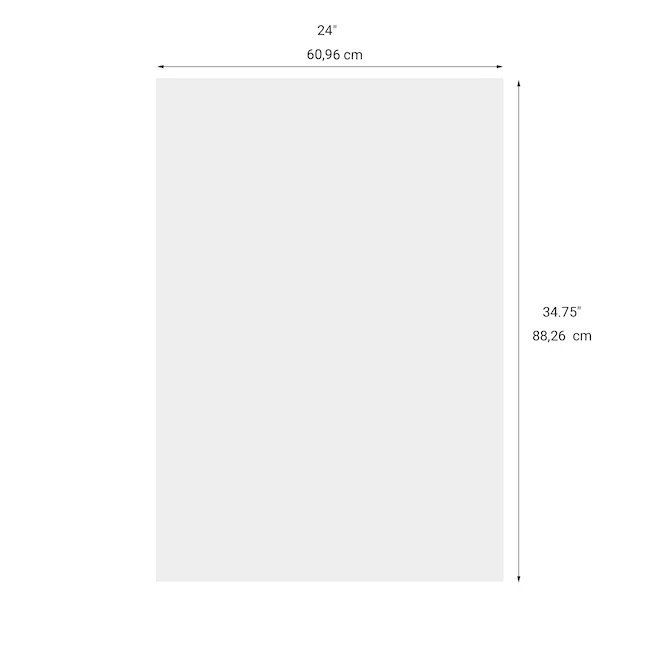 Eklipse Dishwasher Finishing Panel - Perle - 24-in x 34.75-in - White 5 Eklipse Dishwasher Finishing Panel - Perle - 24-in x 34.75-in - White - Image 3