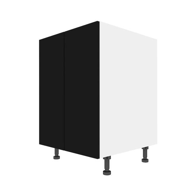 Eklipse Onyx Base Kitchen Cabinet - 23 15/16-in x 34 3/4-in - Black 3 Eklipse Onyx Base Kitchen Cabinet - 23 15/16-in x 34 3/4-in - Black