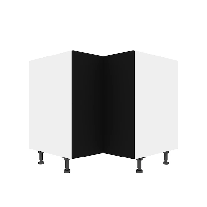 Eklipse Onyx Kitchen Corner Base Cabinet - 36 1/4-in x 34 3/4-in - Black 3 Eklipse Onyx Kitchen Corner Base Cabinet - 36 1/4-in x 34 3/4-in - Black