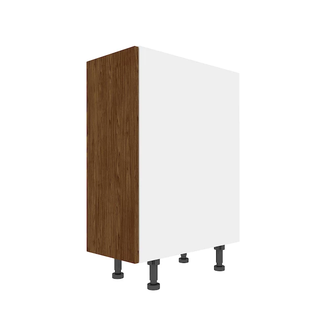 Eklipse Base Kitchen Cabinet - Saphir Collection - 12-in x 34 3/4-in - Woodgrain 3 Eklipse Base Kitchen Cabinet - Saphir Collection - 12-in x 34 3/4-in - Woodgrain