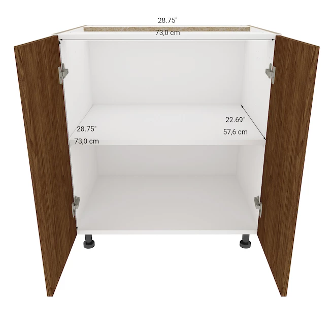 Eklipse Saphir Base Kitchen Cabinet - 30 1/4-in x 34 3/4-in - Woodgrain 5 Eklipse Saphir Base Kitchen Cabinet - 30 1/4-in x 34 3/4-in - Woodgrain - Image 3