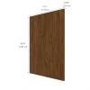 Eklipse Dishwasher Finishing Panel - Saphir - 24-in x 34.75-in - Woodgrain 7 Eklipse Dishwasher Finishing Panel - Saphir - 24-in x 34.75-in - Woodgrain -Deals Eclipse Kitchens Store 75396557b L