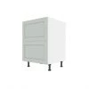 Eklipse Angelite Base Kitchen Cabinet - 2 Drawers - 24-in - Polymer - Grey -Deals Eclipse Kitchens Store 75396560 L