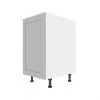 Eklipse Angelite Base Cabinet - 1 Door - 18-in - Polymer - Grey -Deals Eclipse Kitchens Store 75396563 L