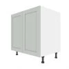 Eklipse Angelite Base Cabinet - 2 Doors - 33-in - Polymer - Grey -Deals Eclipse Kitchens Store 75396564 L