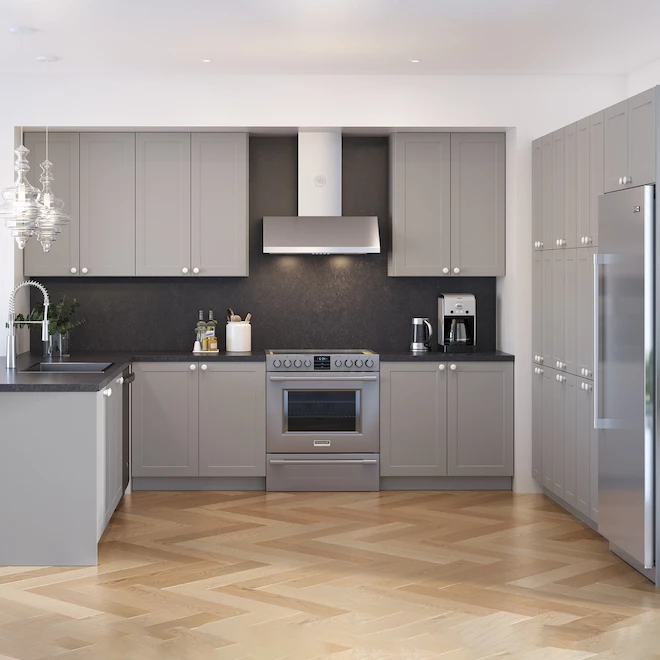 Eklipse Angelite Base Hidden Corner Kitchen Cabinet - Melamine with Thermofoil - 36-in x 35-in 6 Eklipse Angelite Base Hidden Corner Kitchen Cabinet - Melamine with Thermofoil - 36-in x 35-in - Image 4