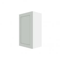 Eklipse Angelite 2-Shelf 1-Door Polymer Wall Cabinet - 30-in x 18-in