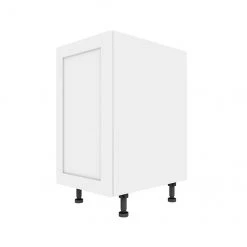 Eklipse Perle 18-in 1-Door Base Cabinet - Polymer - Matte White