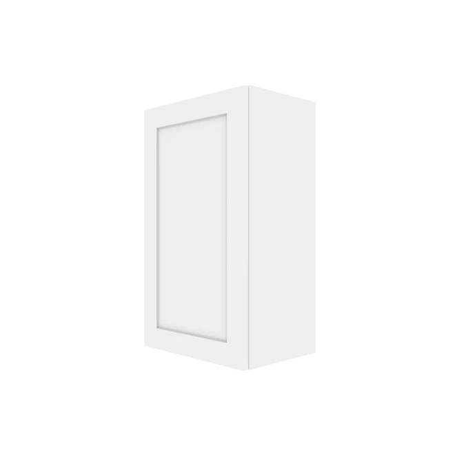 Ebsu Eklipse 1 Door 2 Shelves Wall Cabinet - Polymer - 18-in x 30-in - Perle 3 Ebsu Eklipse 1 Door 2 Shelves Wall Cabinet - Polymer - 18-in x 30-in - Perle