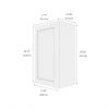 Ebsu Eklipse 1 Door 2 Shelves Wall Cabinet - Polymer - 18-in x 30-in - Perle 7 Ebsu Eklipse 1 Door 2 Shelves Wall Cabinet - Polymer - 18-in x 30-in - Perle -Deals Eclipse Kitchens Store 75396609b L