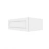 Eklipse Perle Horizontal Wall Cabinet - 1 Door - 33-in x 24-in - Polymer - Matte White -Deals Eclipse Kitchens Store 75396610 L