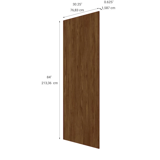 Eklipse Pantry and Utility Flat Panel Saphir Collection 30-in x 85-in - Wood Grain 3 Eklipse Pantry and Utility Flat Panel Saphir Collection 30-in x 85-in - Wood Grain