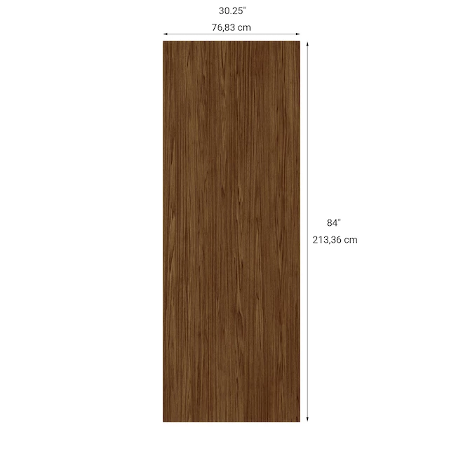 Eklipse Pantry and Utility Flat Panel Saphir Collection 30-in x 85-in - Wood Grain 5 Eklipse Pantry and Utility Flat Panel Saphir Collection 30-in x 85-in - Wood Grain - Image 3