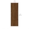 Eklipse Saphir Tall Cabinet End Panel - 13-in x 39-in - Brown -Deals Eclipse Kitchens Store 75396631c L