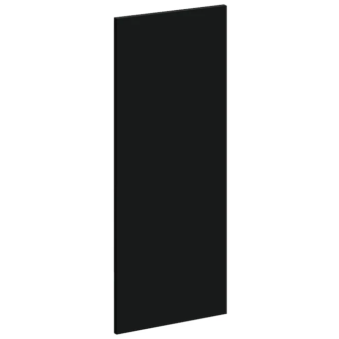 Eklipse Onyx Tall Cabinet End Panel - 13-in x 39-in - Black 3 Eklipse Onyx Tall Cabinet End Panel - 13-in x 39-in - Black