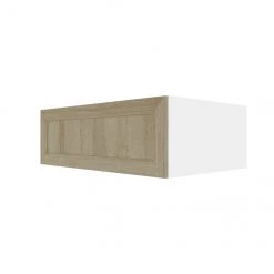 Eklipse Coral Above Refrigerator Cabinet - 1 Door 36-in x 12-in