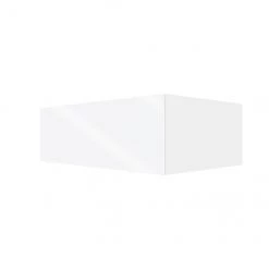 Eklipse Topaz Above Refrigerator Cabinet - 1 Door 36-in x 12-in - White