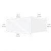 Eklipse Topaz Above Refrigerator Cabinet - 1 Door 36-in x 12-in - White 8 Eklipse Topaz Above Refrigerator Cabinet - 1 Door 36-in x 12-in - White -Deals Eclipse Kitchens Store 75396645c L