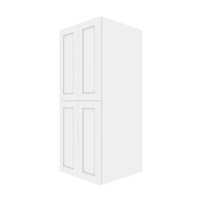 Eklipse Top Pantry Tall Cabinet Perle - 4 Doors 24-in x 58-in - White 3 Eklipse Top Pantry Tall Cabinet Perle - 4 Doors 24-in x 58-in - White