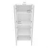 Eklipse Top Pantry Tall Cabinet Angelite - 4 Doors 24-in x 58-in Grey -Deals Eclipse Kitchens Store 75396648c L