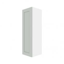 Eklipse Angelite Tall Upper Wall Cabinet - 1 Door 12-in x 39-in - Grey