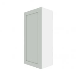 Eklipse Tall Wall Cabinet - 1 Door - 18-in Angelite