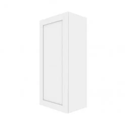 Eklipse Perle Tall Wall Cabinet 18-in 1 Door White