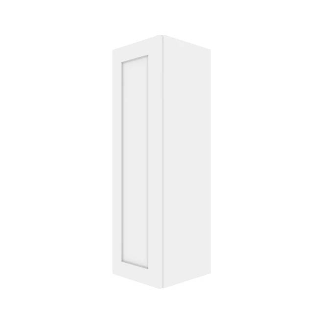 Eklipse Perle 1-Door Tall Upper Wall Cabinet - 12-in x 39-in 3 Eklipse Perle 1-Door Tall Upper Wall Cabinet - 12-in x 39-in