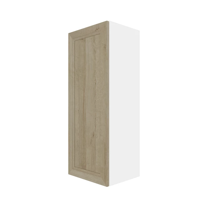 Eklipse Coral 1-Door Tall Upper Wall Cabinet - 15-in x 39-in 3 Eklipse Coral 1-Door Tall Upper Wall Cabinet - 15-in x 39-in