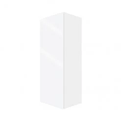 Eklipse Topaz 1-Door Tall Upper Wall Cabinet - 15-in x 39-in - White