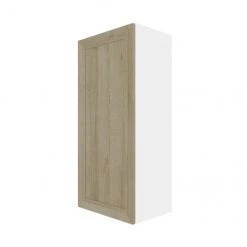 Eklipse Coral 1-Door Tall Upper Wall Cabinet - 15-in x 39-in