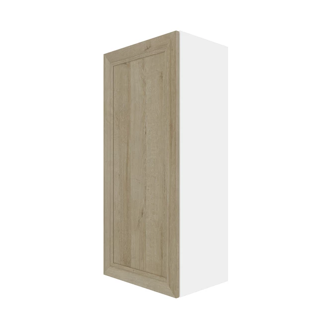 Eklipse Coral 1-Door Tall Upper Wall Cabinet - 15-in x 39-in 3 Eklipse Coral 1-Door Tall Upper Wall Cabinet - 15-in x 39-in