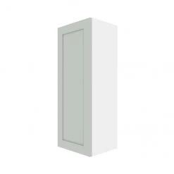 Eklipse Angelite 1-Door Tall Upper Wall Cabinet - 15-in x 39-in - Grey