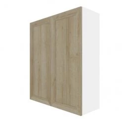 Deals Eclipse Kitchens Store 24 Eklipse Coral Brown Wide Wall Cabinet - 33-in x 39-in