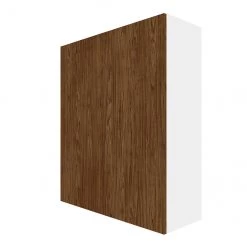 Eklipse Saphir Brown Wide Wall Cabinet - 33-in x 39-in