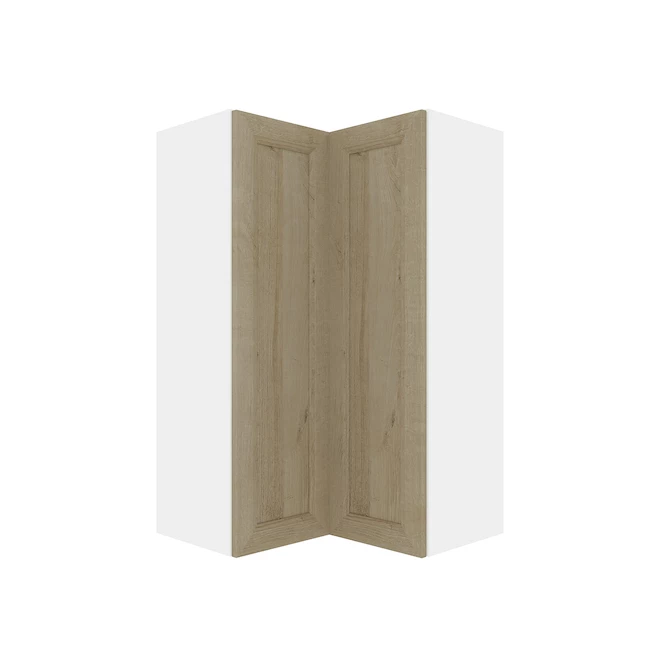 Eklipse By EBSU Coral Tall Wall Corner Cabinet - 2 Doors 24-in Brown 3 Eklipse By EBSU Coral Tall Wall Corner Cabinet - 2 Doors 24-in Brown