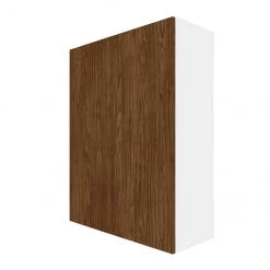 Eklipse by EBSU Saphir 2 Doors Wall Cabinet - 30-in Melamine Brown