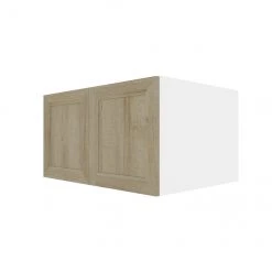 Eklipse by EBSU Coral Small Wall Cabinet - 33-in Melamine Brown