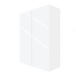 Eklipse by EBSU Topaz Tall Wall Cabinet - Melamine 30-in White