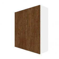 Eklipse Saphir Tall Wall Cabinet - 36-in x 39-in - Brown
