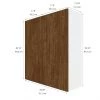 Eklipse Saphir Tall Wall Cabinet - 36-in x 39-in - Brown -Deals Eclipse Kitchens Store 75396702b L