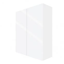 Eklipse Topaz Tall Wall Cabinet - 33-in x 39-in - White