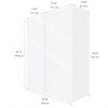 Eklipse Topaz Tall Wall Cabinet - 33-in x 39-in - White -Deals Eclipse Kitchens Store 75396708b L
